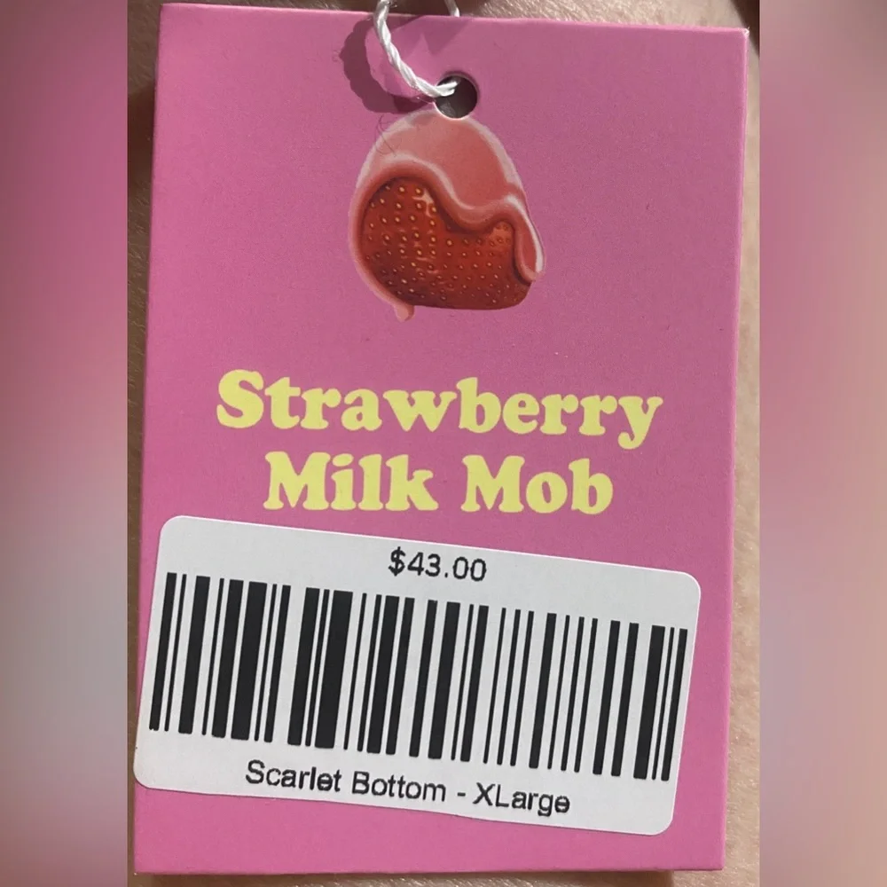 Strawberry Milk Mob Scarlet Bikini Bottom X Large Brand New Never Worn NWT ! ๐ - Picture 12 of 13